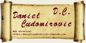 Daniel Čudomirović vizit kartica